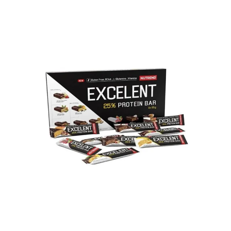 Nutrend Excelent Protein Bar dárkové balení 9 x 85 g