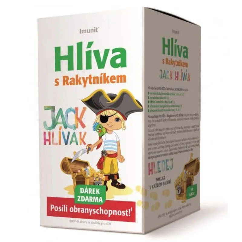 JACK HLIVÁK Hliva s rakytníkom pre deti 30 tabliet