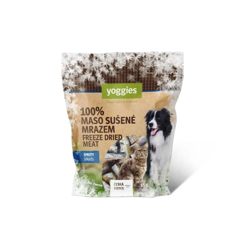 Yoggies Mrazem sušené šproty (lyofilizované) 85g