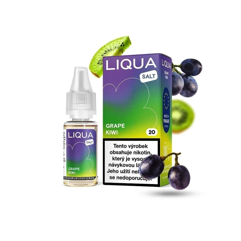Liqua Salt - Grape Kiwi - 20mg  Hroznové víno, Kiwi