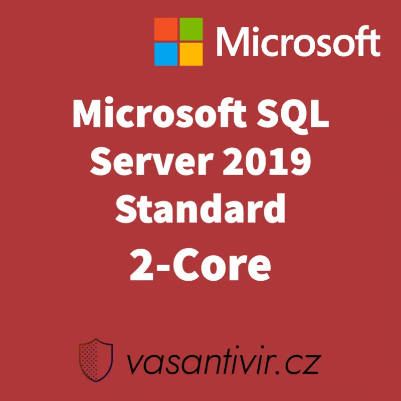 Microsoft SQL Server 2019 standard 2-core, nová