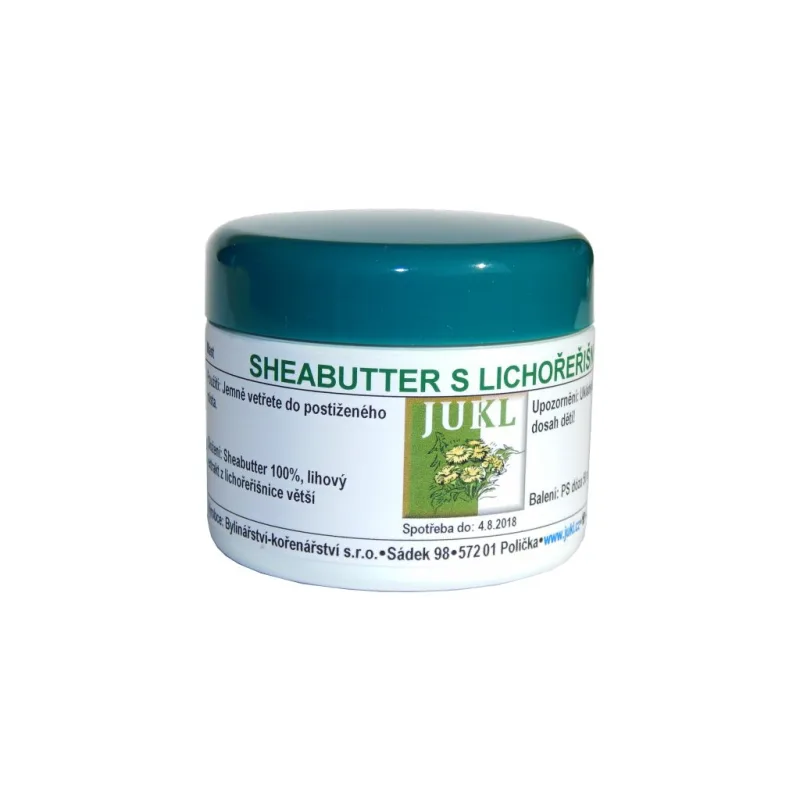 JUKL Sheabutter mast s lichořeřišnicí 50 ml