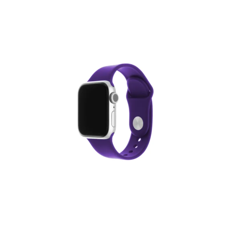 Set silikonových řemínků FIXED Silicone Strap pro Apple Watch 38/40/41 mm, tmavě fialový