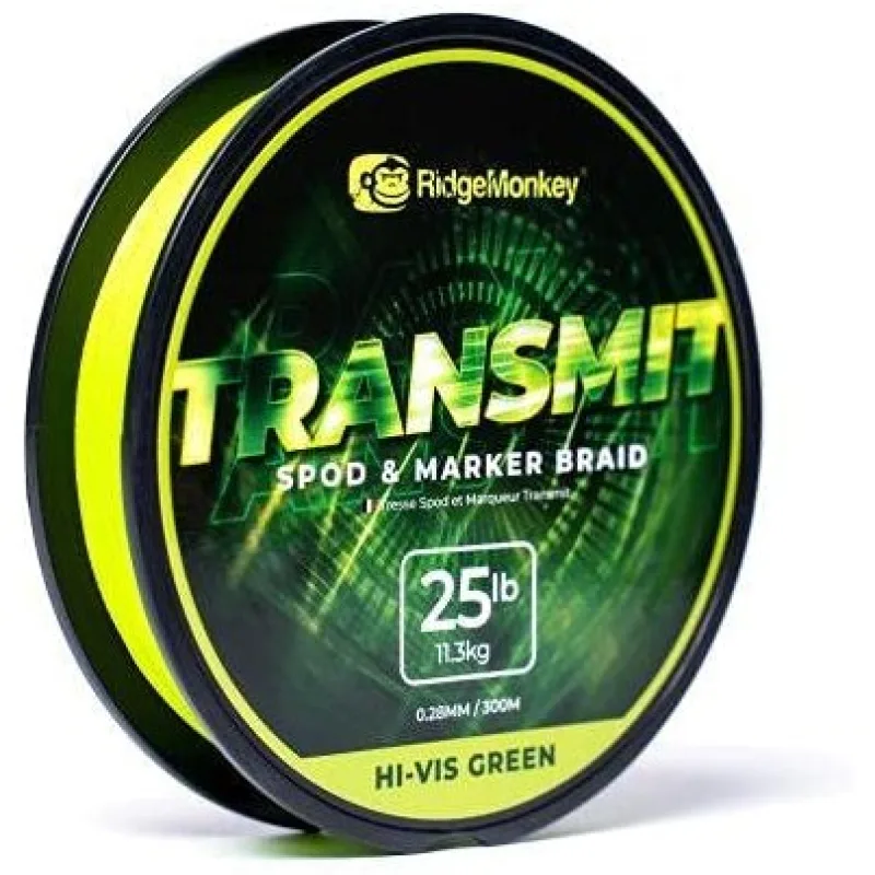 RidgeMonkey šňůra RM-Tec Transmit Spod and Marker Braid 0,28mm 25lb 300m