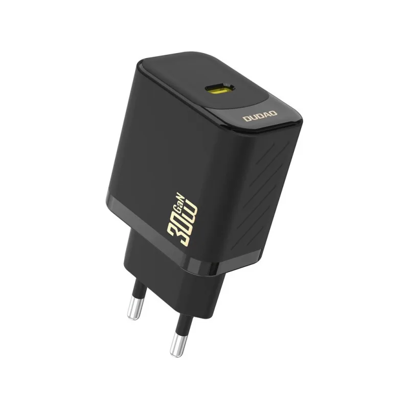 Dudao A27P 30W PD GaN USB-C nástenná nabíjačka - čierna