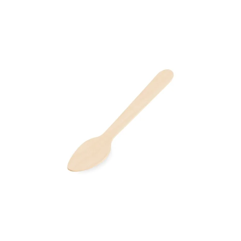 Lyžička z dreva kávová 11cm (100ks)