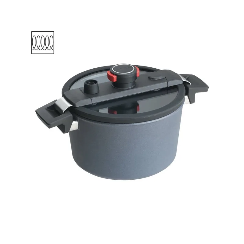 Titanový Polotlakový hrnec Diamond Active Lite 20 cm na indukci - WOLL  Polotlakový hrnec s nepřilnavým povrchem Diamond Active Lite 20 cm na indukci