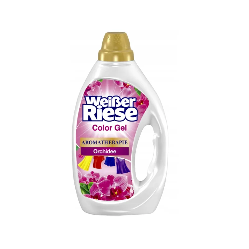Weisser Riese Color prací gel s vůní orchideje a makadamového oleje 22 dávek  - originál z Německa