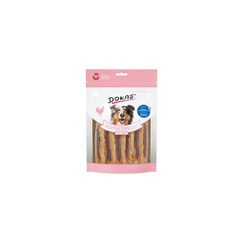 Dokas Kuřecí prsa s játry 220 g