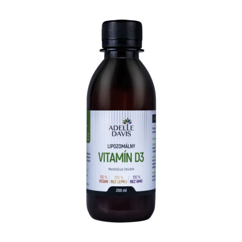 Adelle Davis tekutý lipozomálny vitamín D3, 200ml