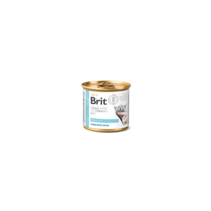 Brit VD Cat GF konz Obesity 200g