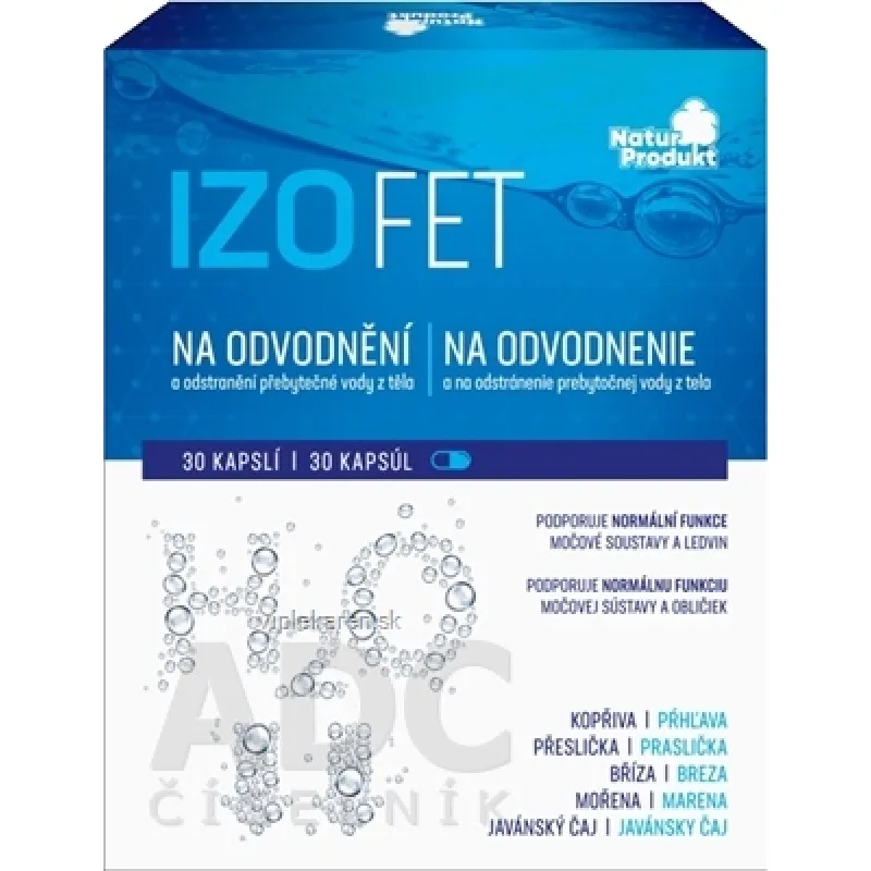 NaturProdukt IZOFET Na odvodnenie cps 1x30 ks
