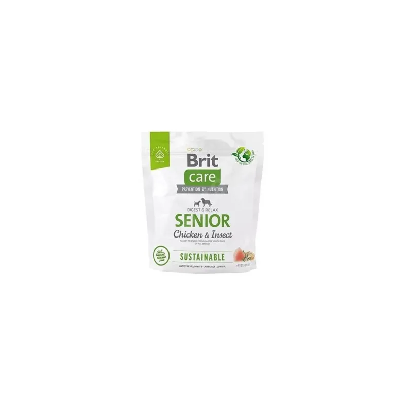 Brit Care Dog Senior Sustainable Chicken & Insect 1 kg