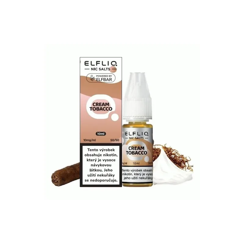 Elf Bar Elfliq - Salt e-liquid - Tobacco - 10ml - 10mg