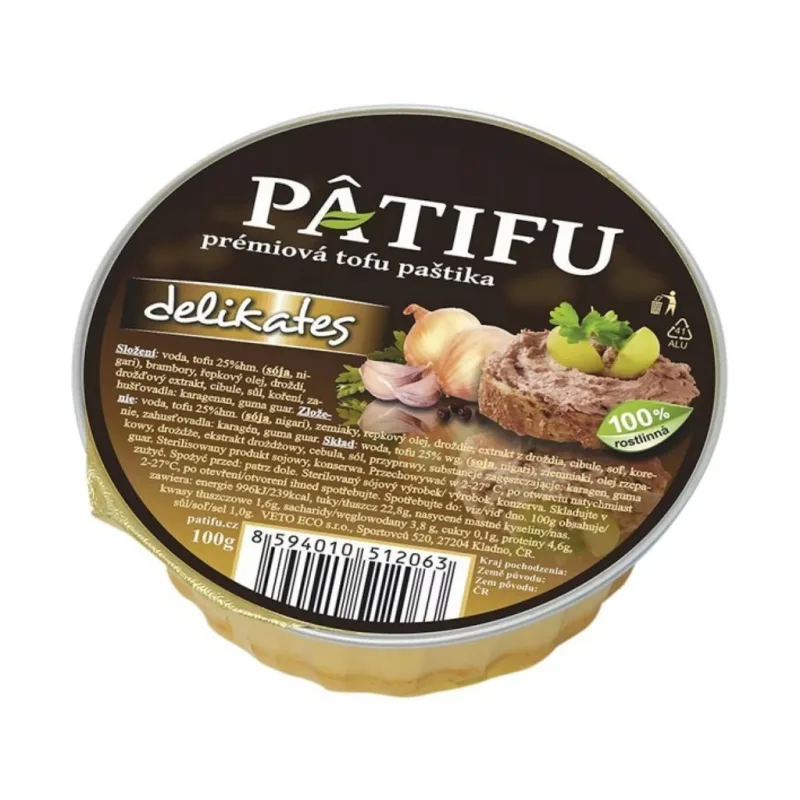 Paštika PATIFU delikates 100 g VETO ECO