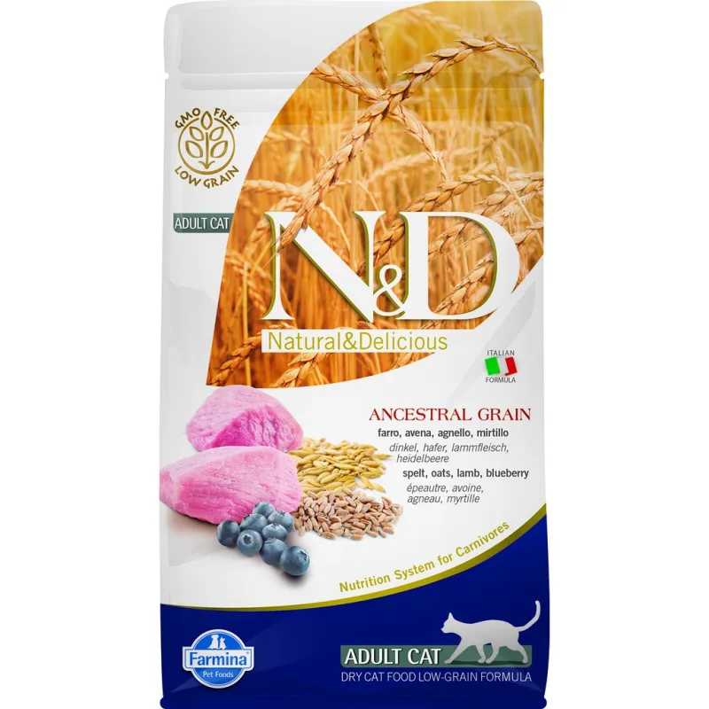 N&D LG CAT Adult Lamb & Blueberry 1,5 kg