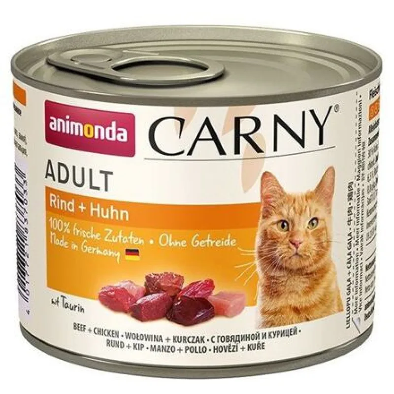 Animonda mačka CARNY konz. Adult hov./kurča 200 g