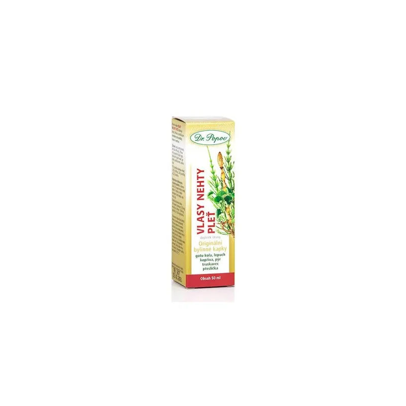Vlasy-nehty-pleť , orig.bylinné kapky 50ml