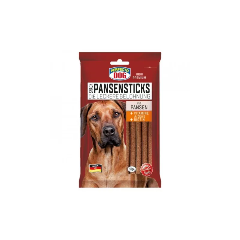 Perfecto Dog Tyčinky s hovězím bachorem 15ks 150g