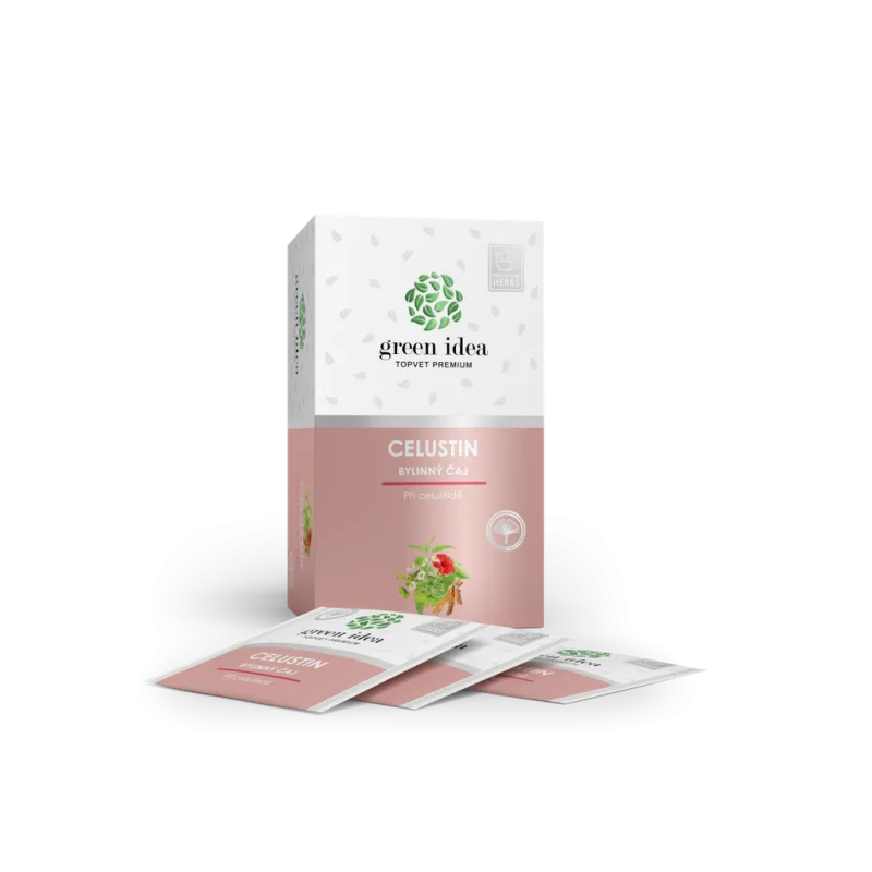 Herbex Celustin – bylinný čaj – 20 vrecúšok – Green idea
