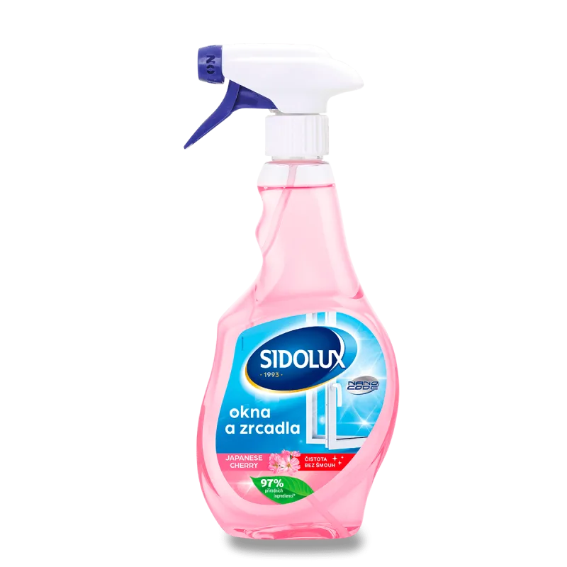 SIDOLUX na okná a zrkadlá s NANO technológiou Japanese Cherry - 500ml - Tvoja drogéria