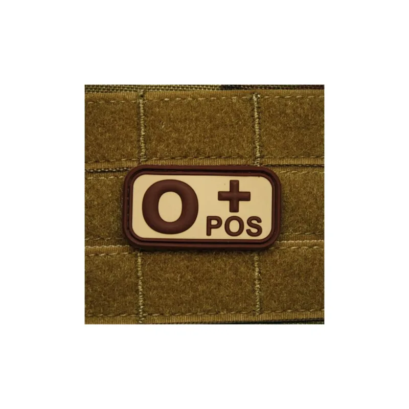 Nášivka KREV 0 POS plast DESERT  + Sleva 10% po registraci