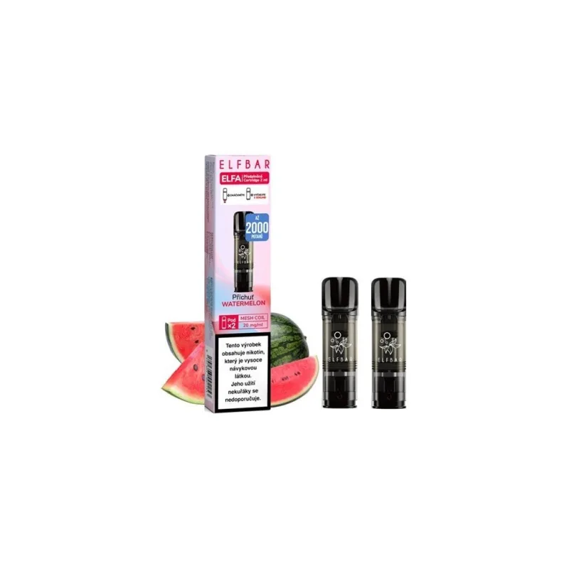 Elf Bar ELFA Pods cartridge 2Pack Watermelon 20mg