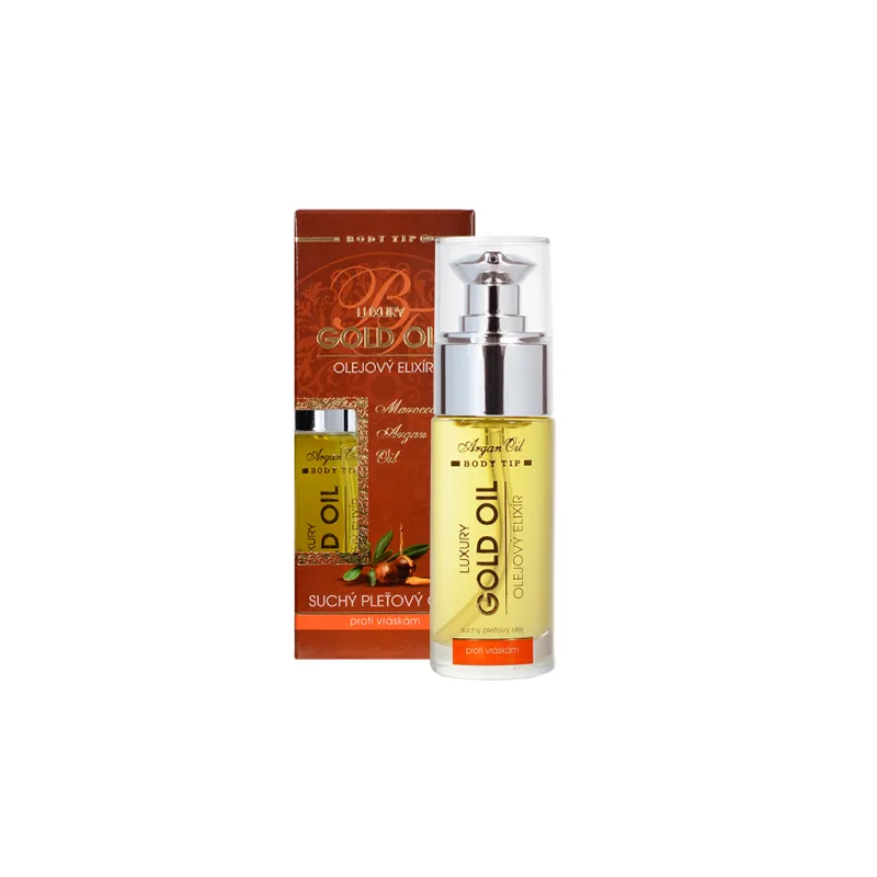 Luxury Gold Oil suchý pleťový olej s arganovým olejom 30 ml
