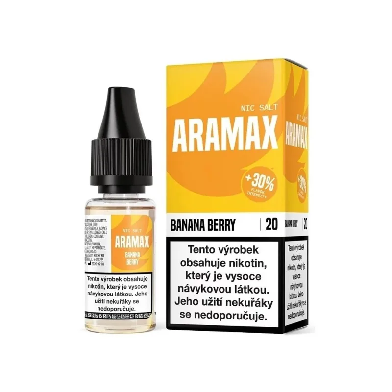 Aramax - Salt e-liquid - Banana Berry - 10ml - 20mg