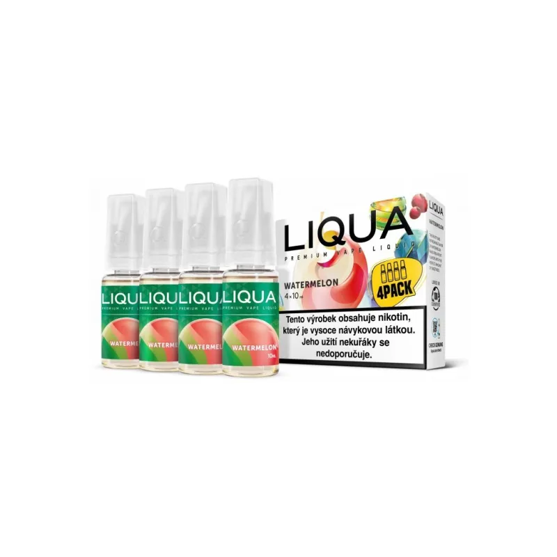 Liqua 4x10ml Watermelon 3mg