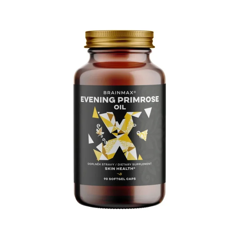 EVENING Primrose oil - PUPALKOVÝ olej 90 rostlinných softgel. kaps. BRAINMAX