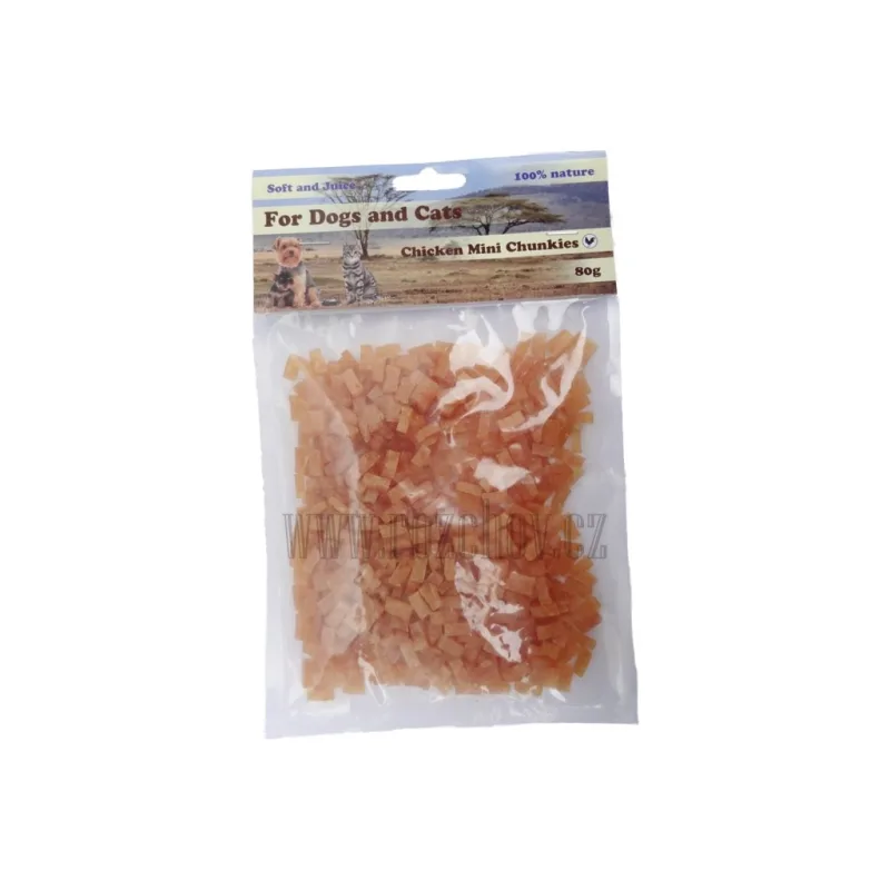 Soft D&C kuřecí měkké mini proužky 80g