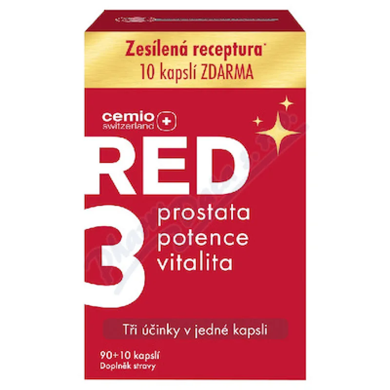 Cemio RED3 cps.90+10 dárek