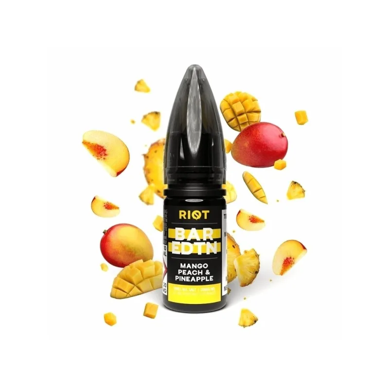 Riot BAR EDTN - Salt e-liquid - Mango Peach Pineapple - 10ml - 20mg