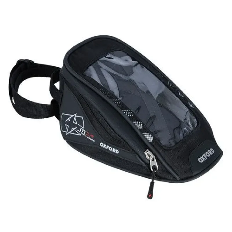 Tankbag na motocykl M1R Micro, OXFORD (černý, objem 1 l)