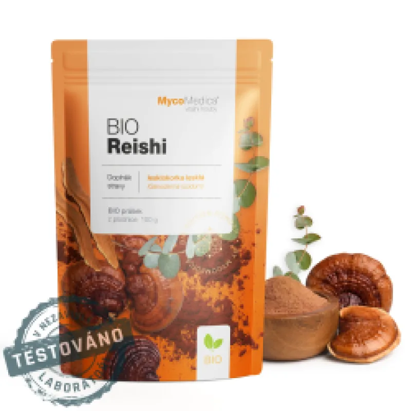 MycoMedica BIO REISHI | Lingzhi | Reishi Mushroom | Ganoderma lucidum | powder 100 g