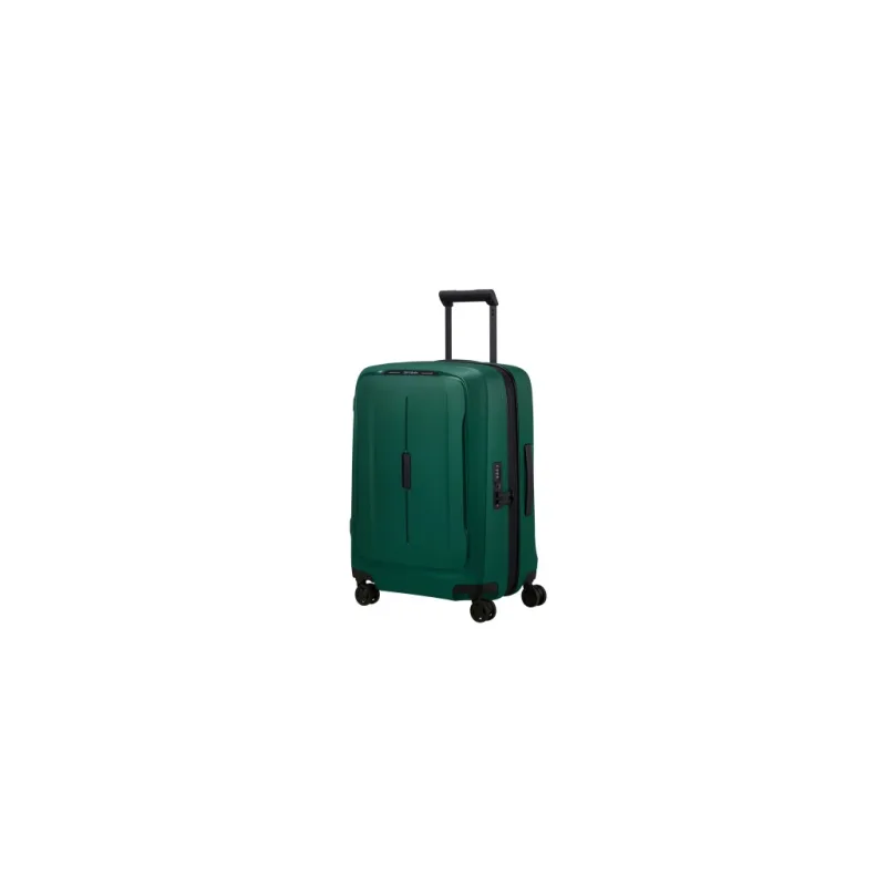 Samsonite ESSENS Zip 55 cm Kufr Spinner Zelená Alpine Green 55L Rozšiřitelný