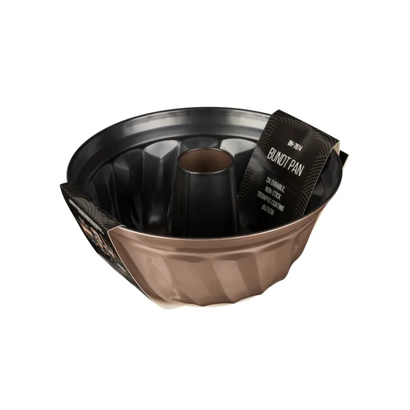 BERLINGERHAUS Rosegold Metallic Line titanium-coated bundt cake tin