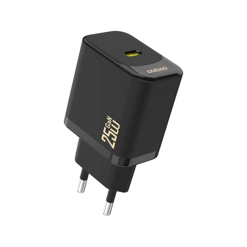 Nabíjačka Dudao A27 25W GaN USB-C do zásuvky - čierna