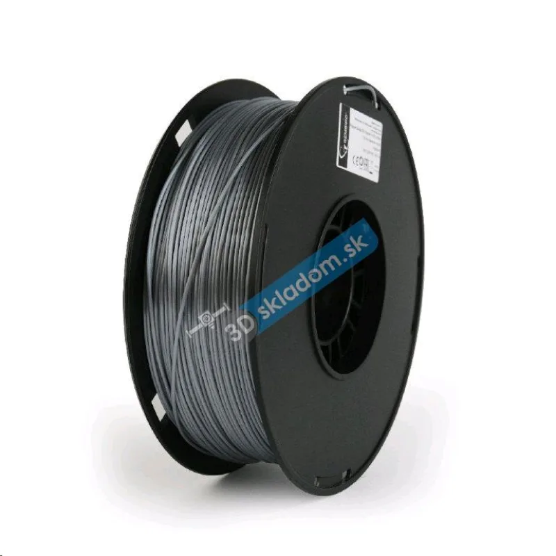 Filament GEMBIRD / PLA+ / STRIEBORNÁ / 1,75mm / 1 kg