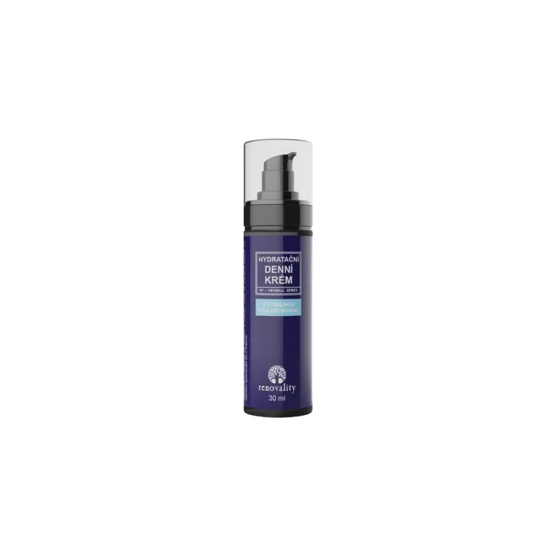Renovality Denný hydratačný krém s kyselinou hyalurónovou, 30 ml