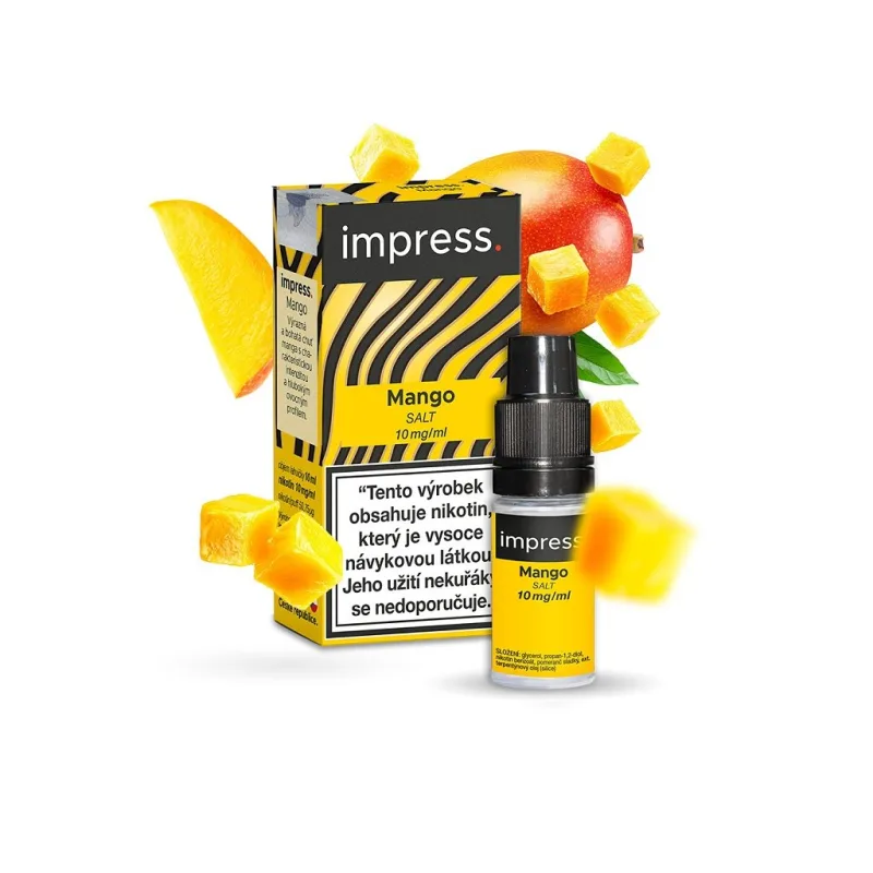 Impress Salt Mango 10ml 10mg  Šťavnaté mango