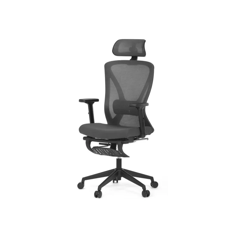 Ergonomická kancelářská židle ROJAS - šedá síťovina