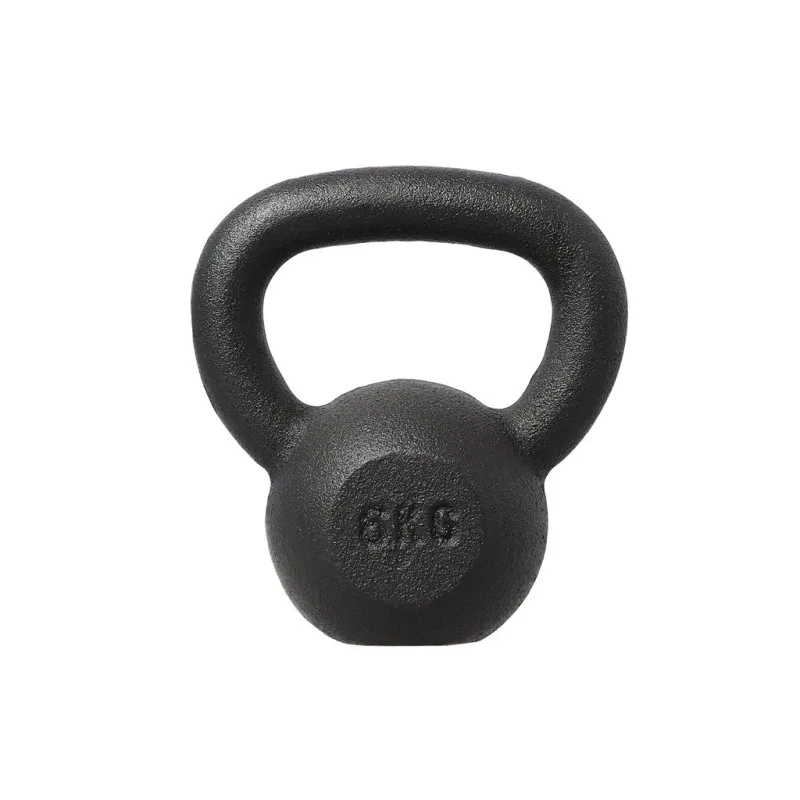 Litinový kettlebell HMS KZG06 6 kg, černý