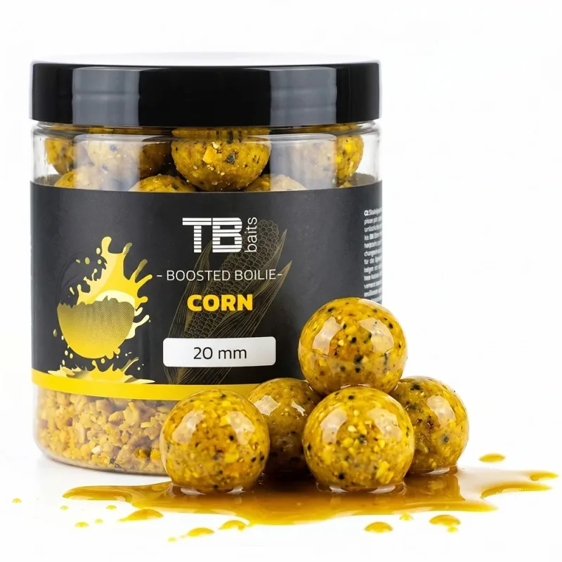 Boosterované boilie TB Baits Corn 120g 24mm