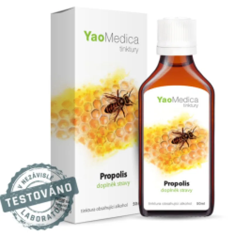YaoMedica TINKTÚRA 099 - Propolis | POKOŽKA + SLIZNICE | 50 ml