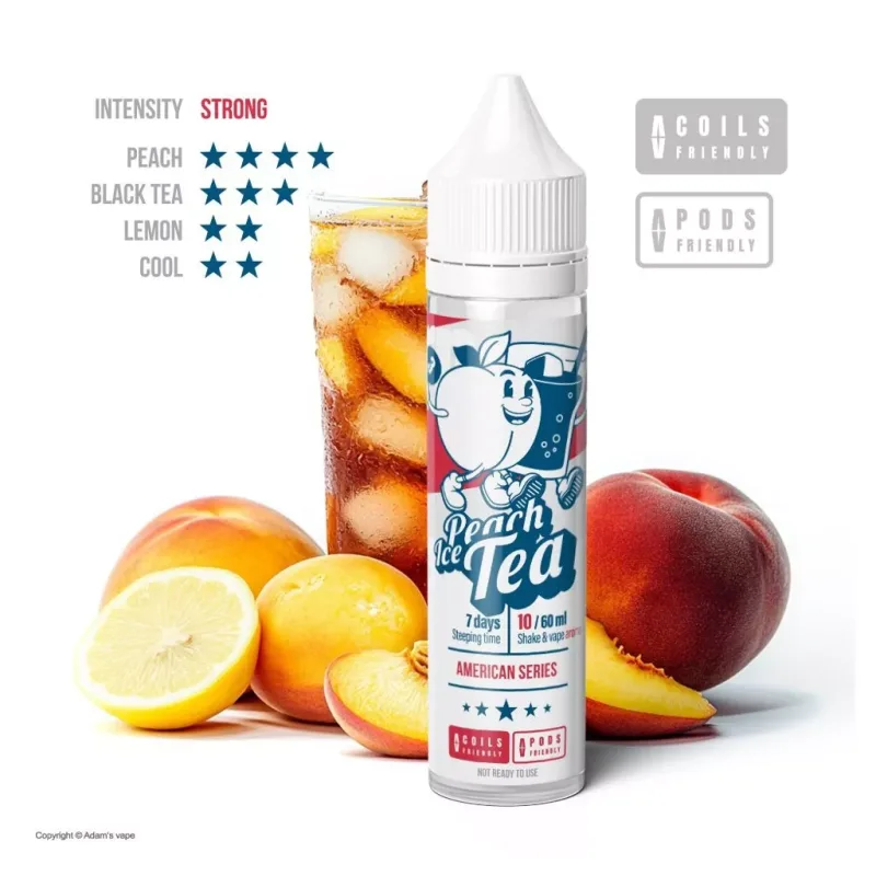 PEACH ICE TEA- ADAM´S VAPE shake&vape