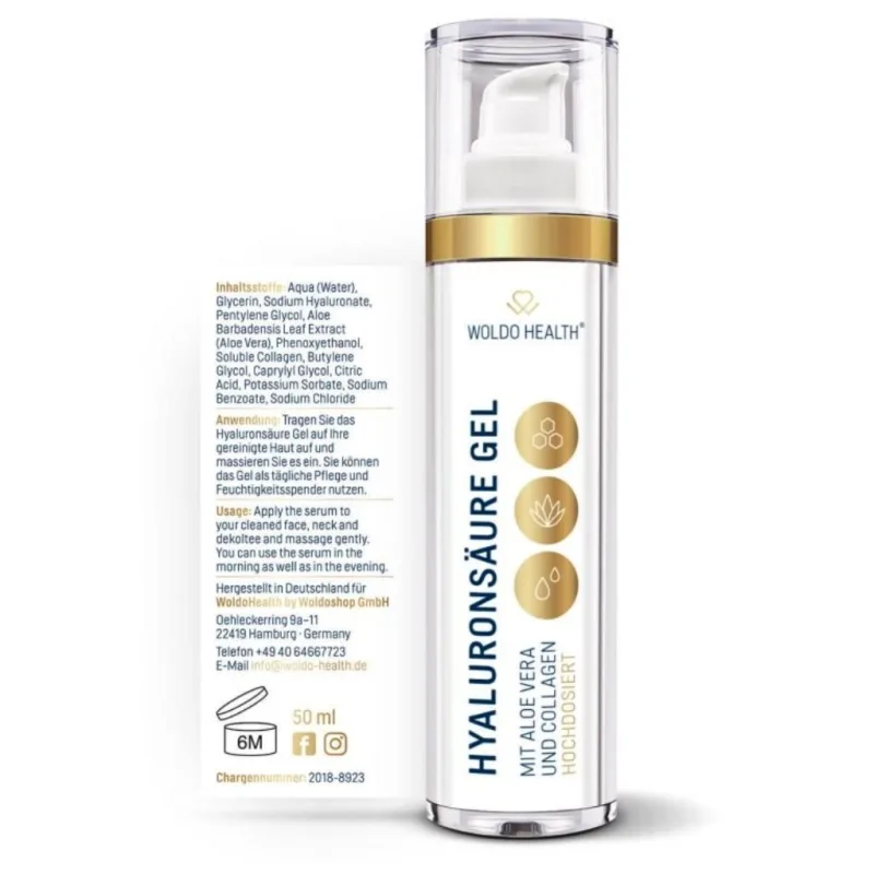 WoldoHealth Kyselina hyaluronová sérum, 50 ml