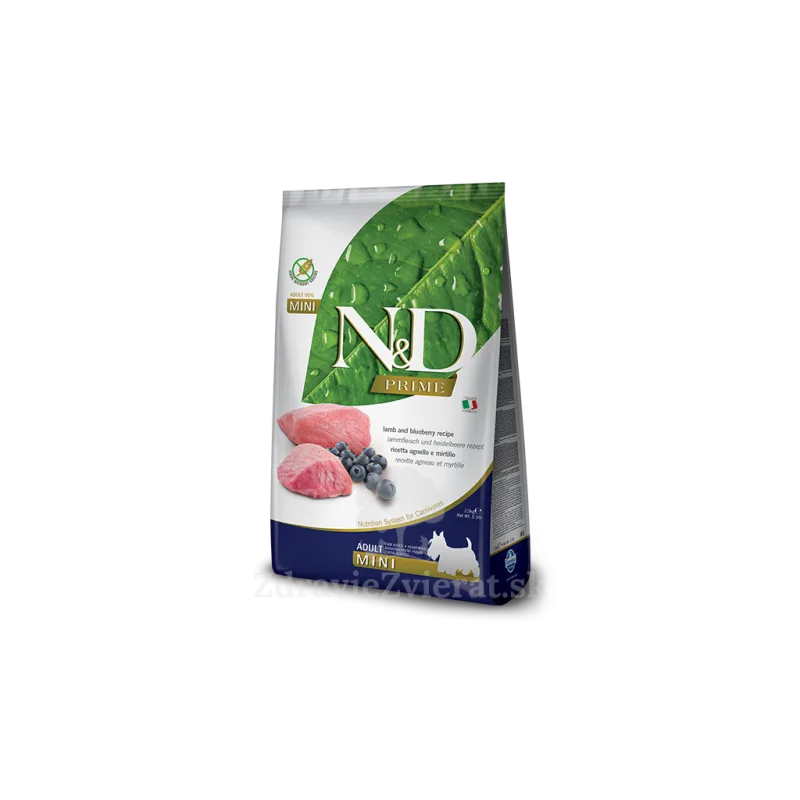 Farmina N&D Dog Prime (GF) Adult Mini Lamb & Blueberry 2,5 kg