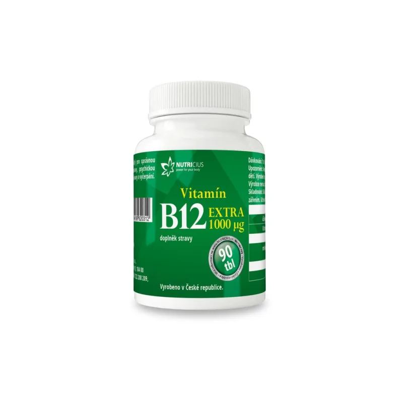Nutricius Vitamin B12 EXTRA 1000 mcg 90 tbl.